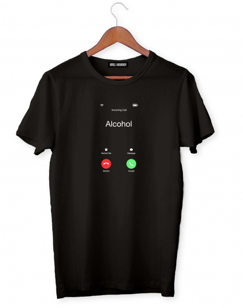 ФУТБОЛКА INCOMING CALL ALCOHOL