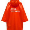 ДВУСТОРОННИЙ ДОЖДЕВИК "ДОЖДЬ - ЭТО НОРМА" Х НЕТМОНЕТ