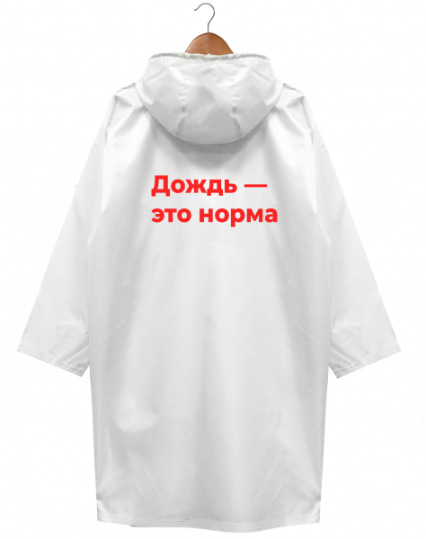 ДВУСТОРОННИЙ ДОЖДЕВИК "ДОЖДЬ - ЭТО НОРМА" Х НЕТМОНЕТ