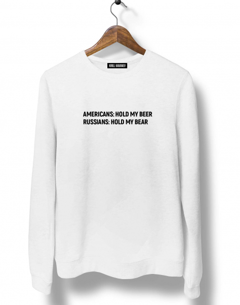 СВИТШОТ AMERICANS/RUSSIANS