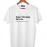 ФУТБОЛКА YOUR BUNNY WROTE by @SLOVODNA