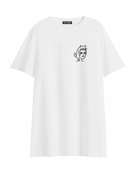 ФУТБОЛКА  OVERSIZE "CAT HEAD"