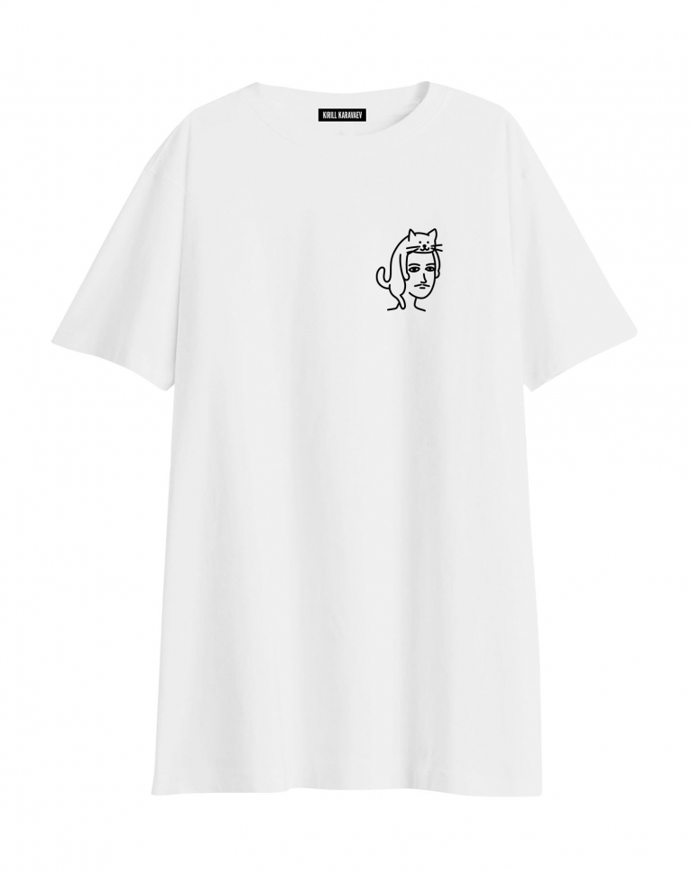 ФУТБОЛКА OVERSIZE "CAT HEAD"