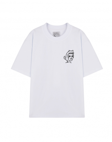 ФУТБОЛКА  OVERSIZE "CAT HEAD"