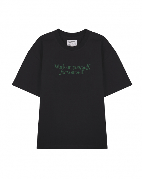 ФУТБОЛКА OVERSIZE WORK ON YOURSELF FOR YOURSELF