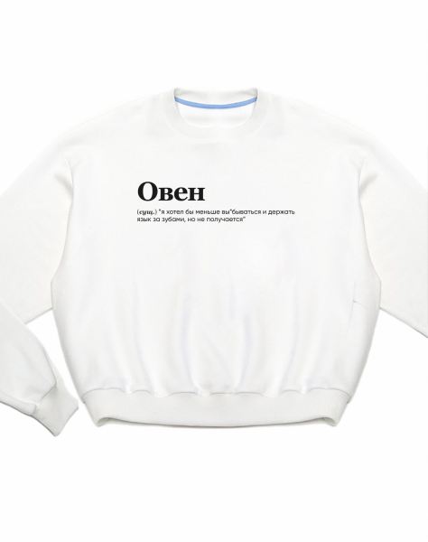 THE KOFTA OVERSIZE "ОВЕН" (я хотел бы) BY @SLOVODNA