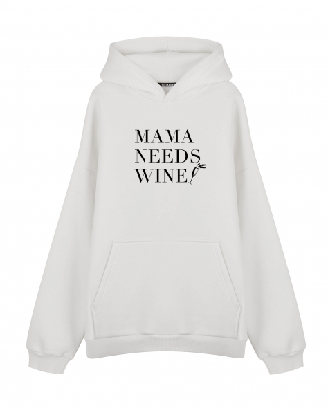 ХУДИ ОВЕРСАЙЗ MAMA NEEDS WINE