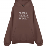 ХУДИ ОВЕРСАЙЗ MAMA NEEDS WINE