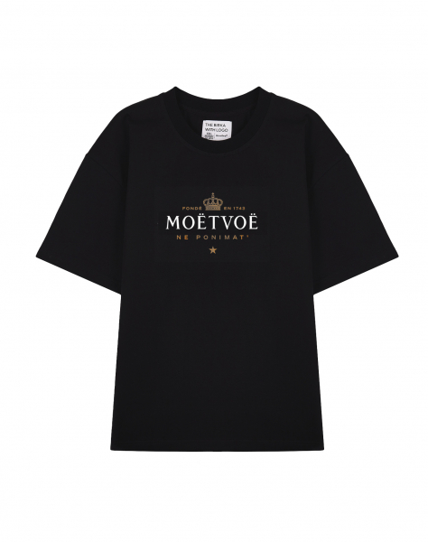 ФУТБОЛКА  OVERSIZE  "MОЁТVOЁ"