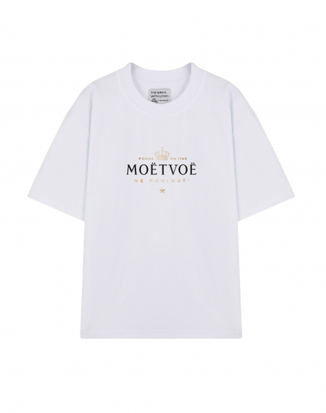 ФУТБОЛКА  OVERSIZE  "MОЁТVOЁ"