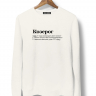 Свитшот "КОЗЕРОГ (криво)" by @SLOVODNA