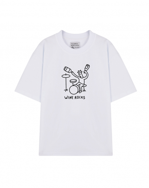 ФУТБОЛКА OVERSIZE "WINE ROCKS"