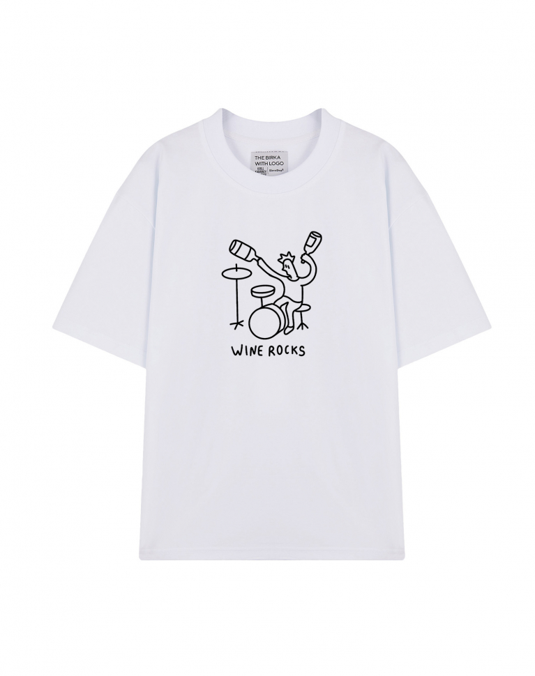 ФУТБОЛКА OVERSIZE "WINE ROCKS"