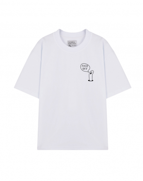 ФУТБОЛКА  OVERSIZE "FUCK OFF"