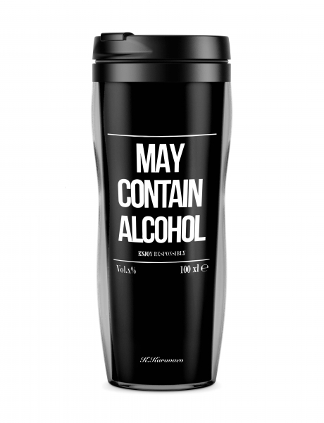 ТЕРМОСТАКАН MAY CONTAIN ALCOHOL