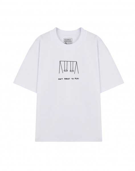 ФУТБОЛКА OVERSIZE  "DON'T FORGET TO PLAY"