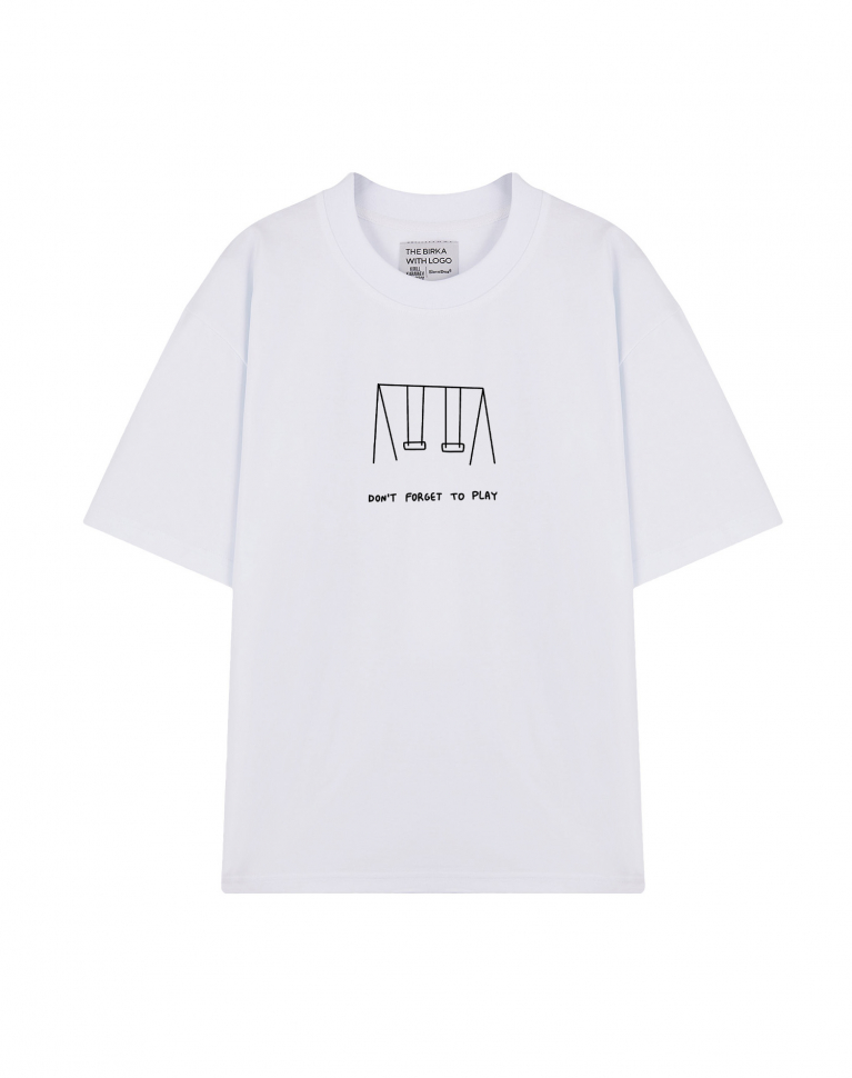 ФУТБОЛКА OVERSIZE  "DON'T FORGET TO PLAY"