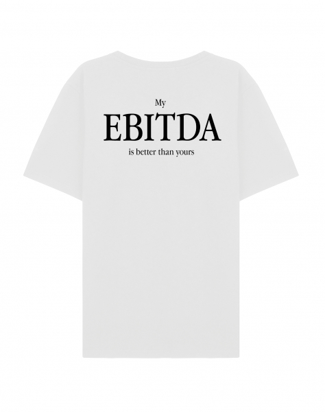 ФУТБОЛКА OVERSIZE My EBITDA is better than yours