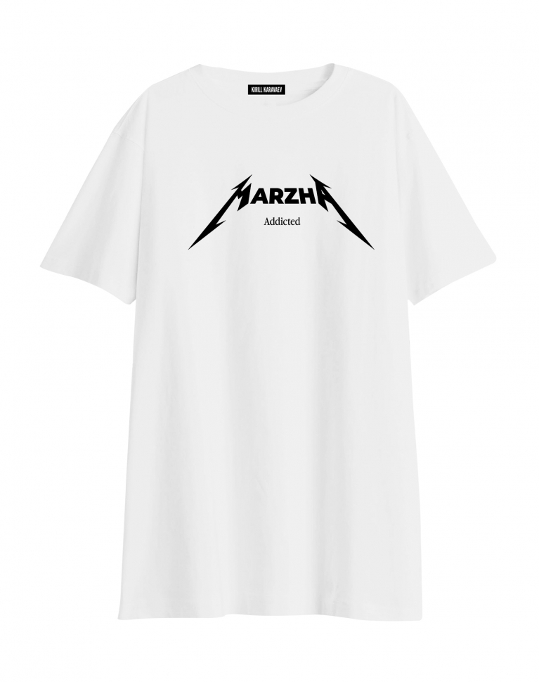 ФУТБОЛКА OVERSIZE "MARZHA addicted"