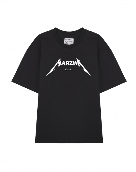 ФУТБОЛКА  OVERSIZE  "MARZHA addicted"