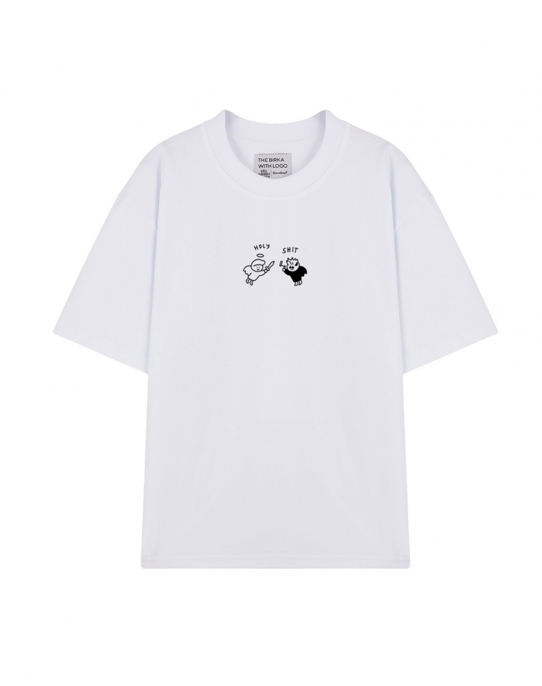 ФУТБОЛКА OVERSIZE "HOLY SHIT"