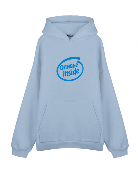 Худи Оверсайз "ОЛИВЬЕ INSIDE"