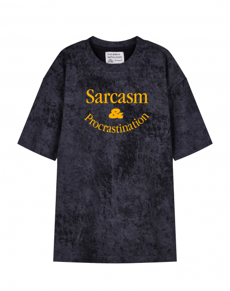 ФУТБОЛКА VARЁNKA OVERSIZE "Sarcasm & Procrastination (S&P)"