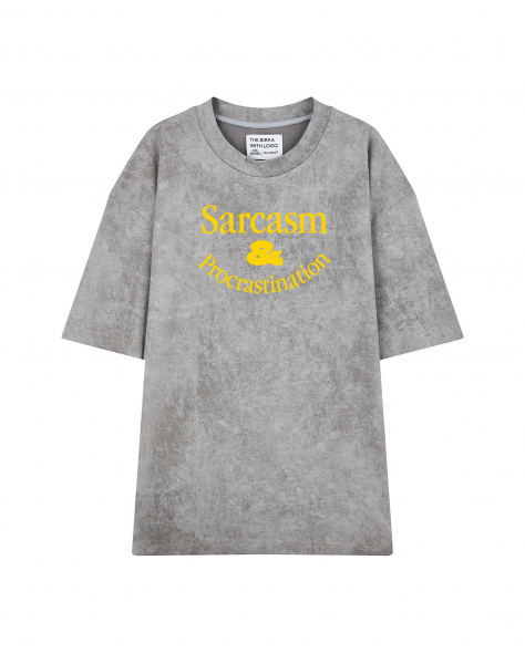 ФУТБОЛКА VARЁNKA OVERSIZE "Sarcasm & Procrastination (S&P)"