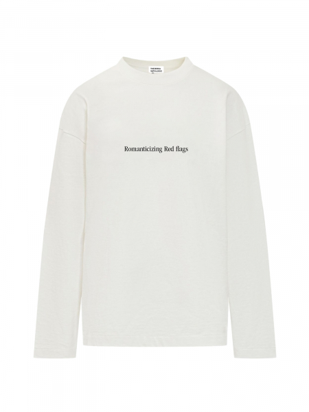 ЛОНГСЛИВ OVERSIZE ROMANTICIZING RED FLAGS