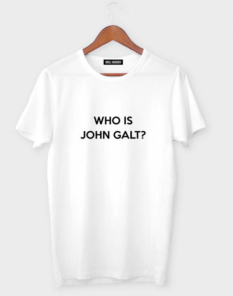 ФУТБОЛКА Who is John Galt