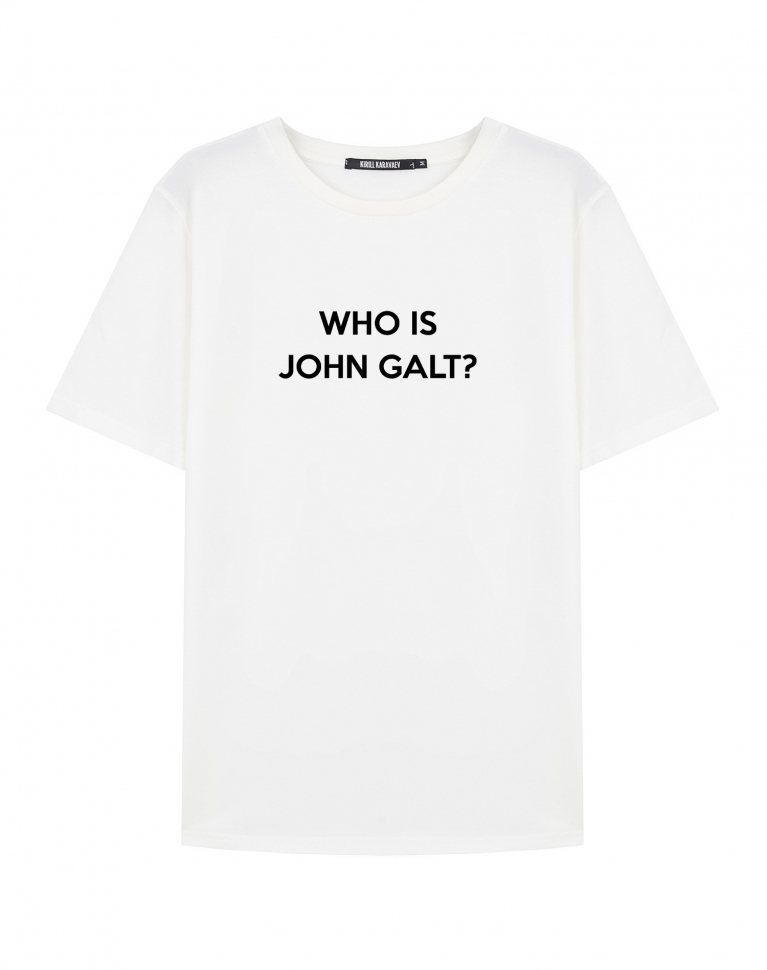 ФУТБОЛКА Who is John Galt