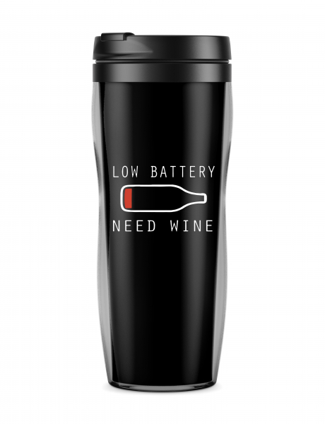 ТЕРМОСТАКАН LOW BATTERY NEED WINE