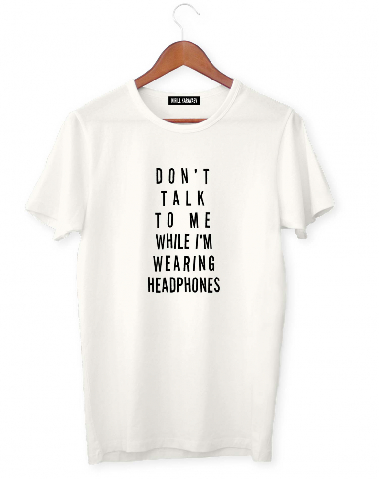 ФУТБОЛКА DON`T TALK TO ME