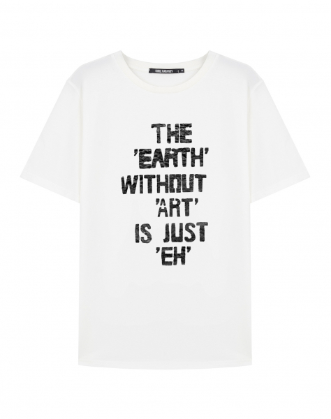 ФУТБОЛКА THE EARTH WITHOUT ART IS JUST EH