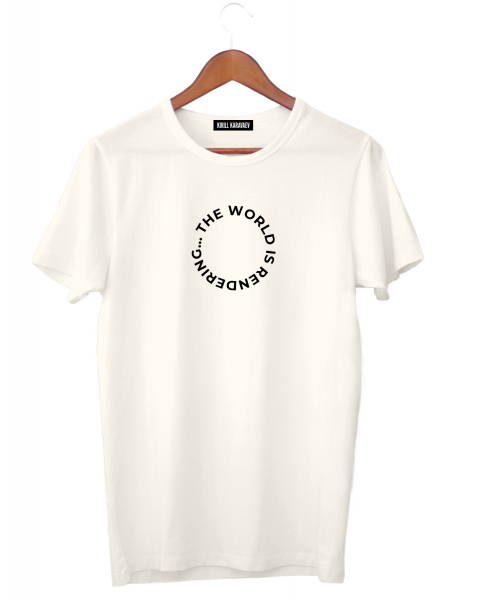 Футболка THE WORLD IS RENDERING х ZROBIM