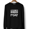 СВИТШОТ С МЕСЯЦЕМ LEGENDS ARE BORN...