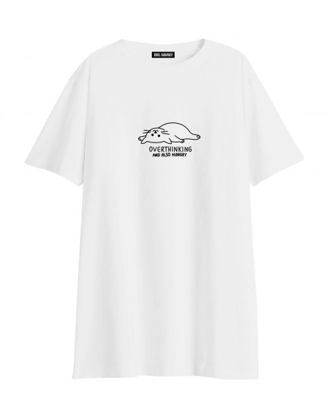 ФУТБОЛКА OVERSIZE "OVERTHINKING"