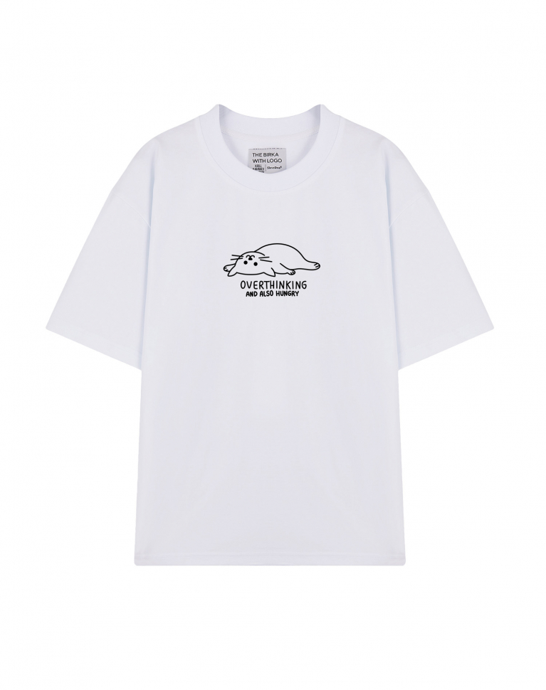 ФУТБОЛКА OVERSIZE "OVERTHINKING"