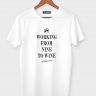 ФУТБОЛКА  WORKING FROM NINE TO WINE