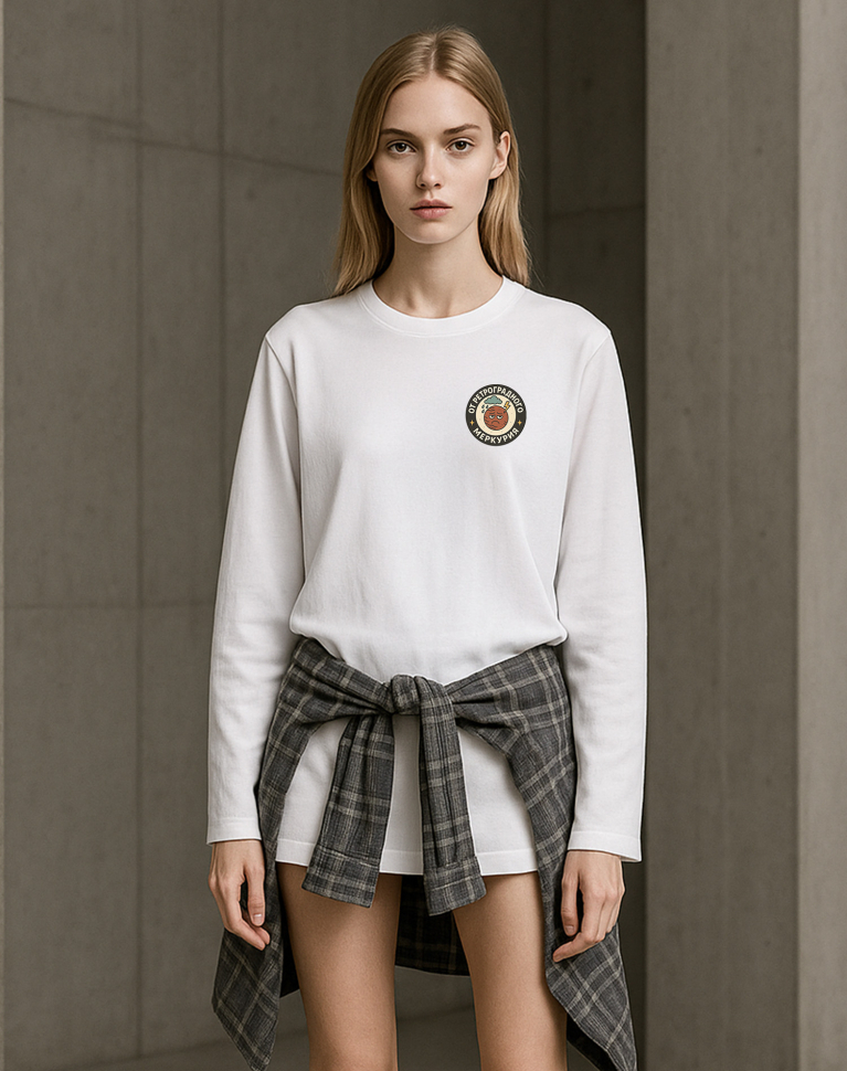ЛОНГСЛИВ OVERSIZE ОТ РЕТРОГРАДНОГО МЕРКУРИЯ