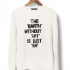 СВИТШОТ THE EARTH WITHOUT ART IS JUST EH