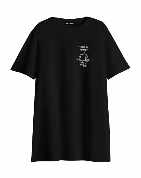 ФУТБОЛКА OVERSIZE "WHERE IS MY MIND"
