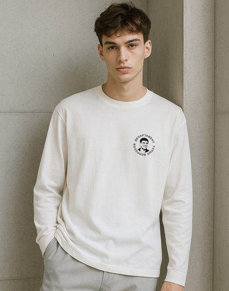 ЛОНГСЛИВ OVERSIZE "ДЕПАРТАМЕНТ ТУПЫХ ВОПРОСОВ"