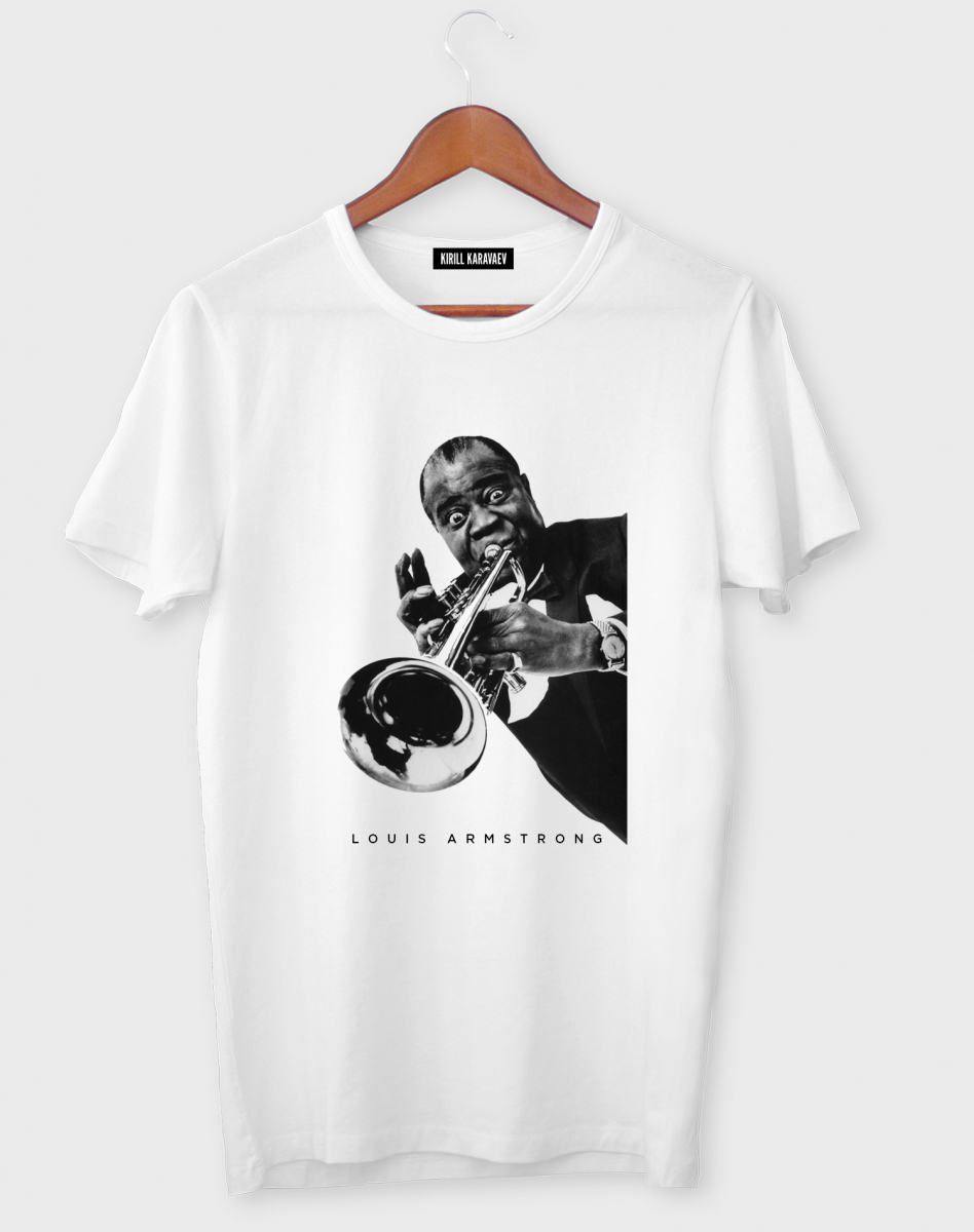 ФУТБОЛКА LOUIS ARMSTRONG ФУТБОЛКА LOUIS ARMSTRONG