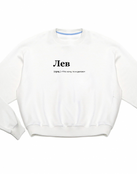 THE KOFTA OVERSIZE "Лев (что хочу)" by @SLOVODNA