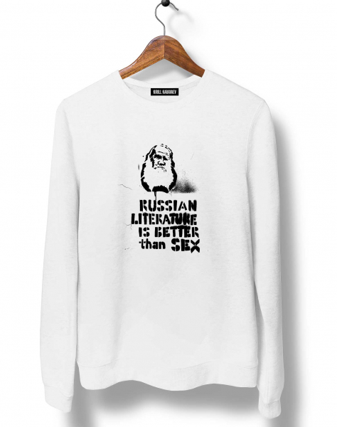 Свитшот Russian Literature is better...