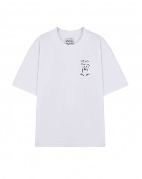 ФУТБОЛКА OVERSIZE "NEW DAY SAME SHIT"