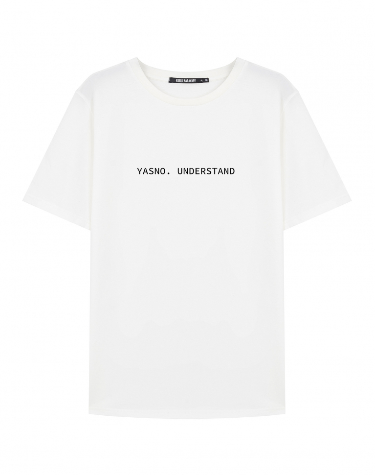 ФУТБОЛКА YASNO. UNDERSTAND