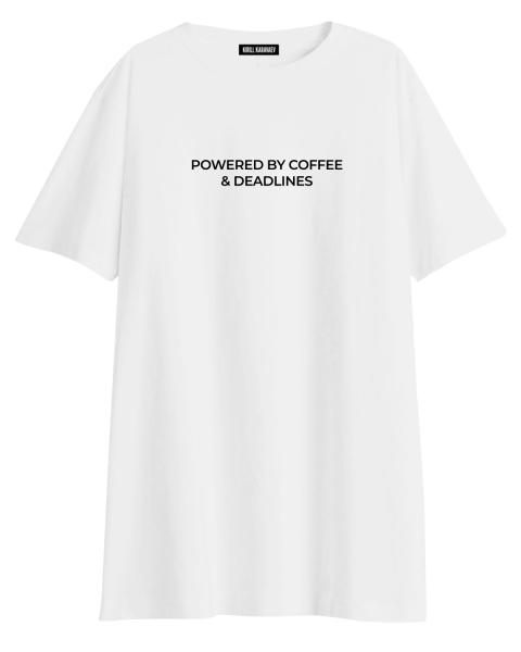 Футболка OVERSIZE POWERED BY COFFEE х ZROBIM
