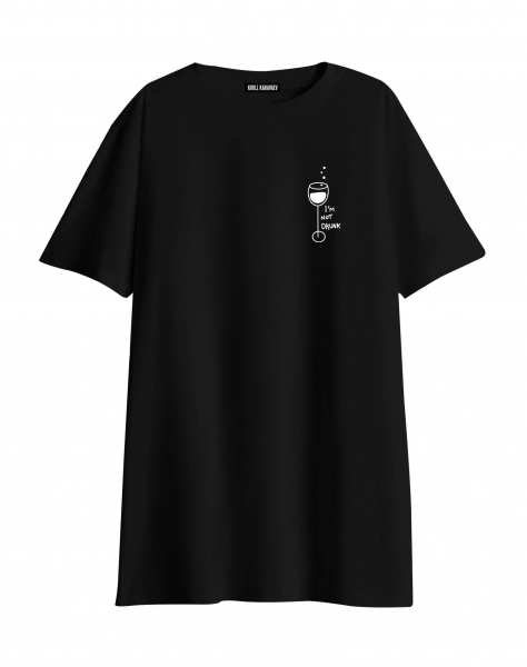 ФУТБОЛКА OVERSIZE "I'M NOT DRUNK"